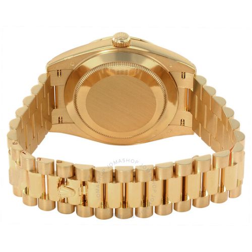 Rolex Oyster Perpetual Gold Day-Date Black Dial - Image 2