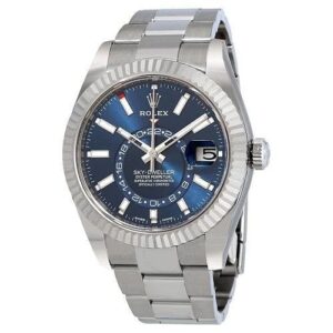 Rolex Sky-Dweller 42 Oyster Perpetual Oystersteel and white gold bright blue dial Oyster band Reference 326934BLSO