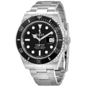 Rolex Submariner Date 40 Oyster Perpetual Oystersteel Cerachrom bezel insert in black ceramic black dial Oyster band Reference 116610LN